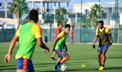 Luis Díaz, jugador de la Selección Colombia. 