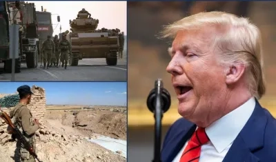 Donald Trump amenazó con sanciones a Erdogan por el tema de los kurdos en frontera con Siria.