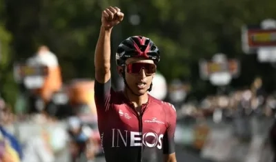 El colombiano Egan Bernal.