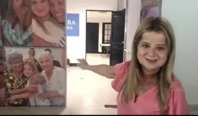 Elsa Noguera, candidata a la Gobernación del Atlántico.