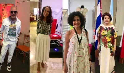 Hernán Zajar, Pilar Castaño, Judy Hazbún y Alicia Mejía,