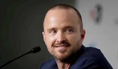 El actor estadounidense Aaron Paul.