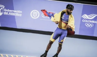 Alex Cujavante, patinador barranquillero. 