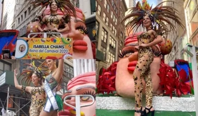 Isabella Chams, reina del Carnaval de Barranquilla 2020.