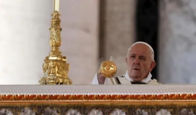 Papa Francisco en la eucaristía de hoy domingo.
