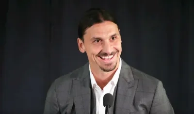 Zlatan Ibrahimovic, jugador sueco. 