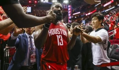 James Harden, estrella de los Rockets de Houston.