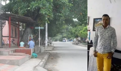 Lugar de los hechos y Carlos Andrés Fábregas Díaz.