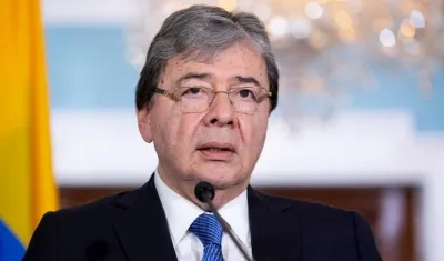 El Canciller Carlos Holmes Trujillo.