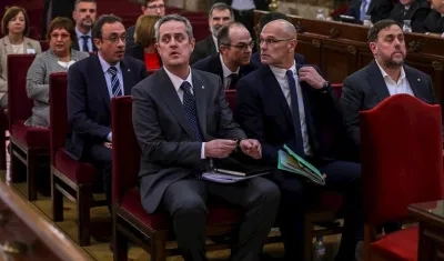 Los independentistas procesados.