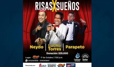 'Risas X Sueños', show de humor con sentido social.