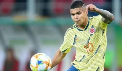 Juan Camilo 'Cucho' Hernández, jugador colombiano. 