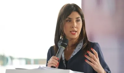 María Victoria Angulo González, Ministra de Educación.