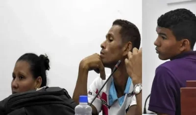 Yoselin Meza Salas, Luis Alberto Castillo Orozco y Andrés Felipe Ceballos Bolaño.