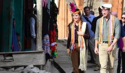 Kate Middleton y el príncipe William, duques de Cambridge.