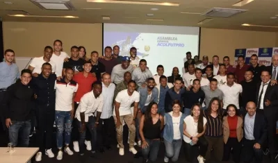 Jugadores integrantes de Acolfutpro. 