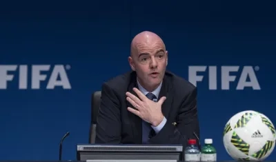 Gianni Infantino, presidente de la FIFA. 