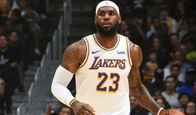 LeBron James, jugador estelar de los Lakers. 
