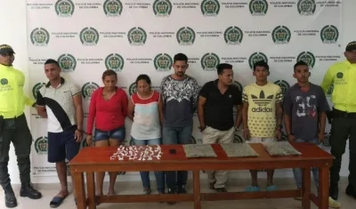 Los detenidos dentro del caso.