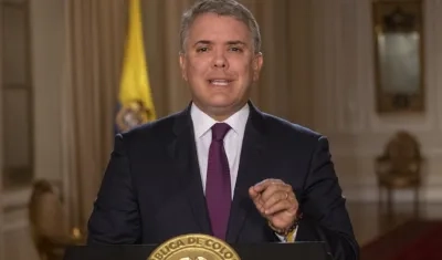 Iván Duque, presidente de Colombia.