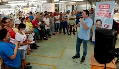 El candidato William Torres Arcila.