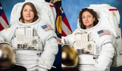 Jessica Meir y Christina Koch.