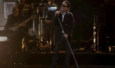La estrella de la música Marc Anthony.