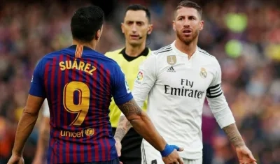 Luis Suárez y Sergio Ramos.