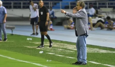 Jorge Luis Pinto, DT de Millonarios.