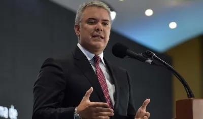 Iván Duque, presidente de Colombia.