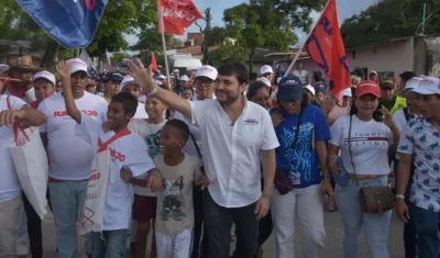 Cierre de campaña en Barranquilla del candidato Jaime Pumarejo.
