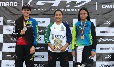 Sharid Fayad, corredora del Atlántico, se llevó el título nacional. 