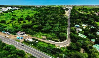 Trayecto de la vía.