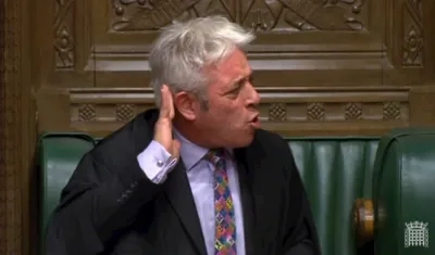 El presidente de la Cámara de los Comunes británica, John Bercow.