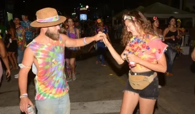 Turistas en Baila a la Calle 2019.