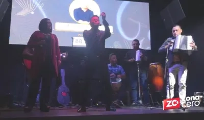 Iván Ovalle, en el Festival de la Canción Vallenata Francisco El Hombre en Bogotá.