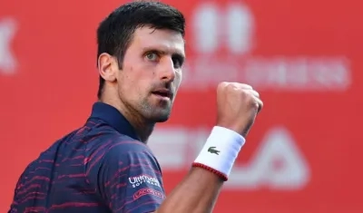 Novak Djokovic, tenista serbio. 