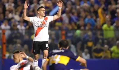 Rafael Santos Borré, la cuota costeña en el partido.