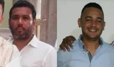 Luis Ángel Pana Andrioli, alias 'Toyo', y Hernán Urbano Guerra Vaquero, las víctimas.