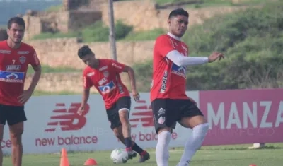 Entrenamiento de los junioistas, previo a su viaje a Barrancabermeja.