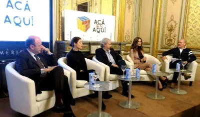 Julio Sánchez Cristo, Pilar Reyes, Sergio Cabrera y Juana Acosta.