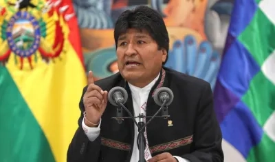 Evo Morales, Presidente de Bolivia.