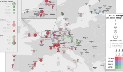 Barcelona es la que muestra un mayor consumo de todas las drogas.