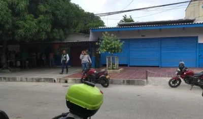 Lugar de los hechos en la carrera con calle 44.