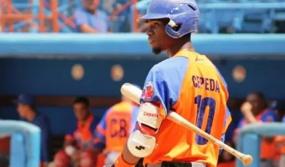 Geiser Cepeda Lima, pelotero cubano. 