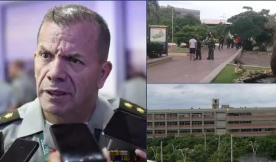 General Ricardo Alarcón, comandante de la Mebar.