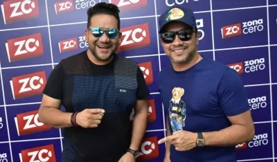 Los cantantes Horly Ramírez y Wilfran Castillo.