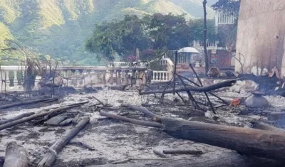 Así quedó el hotel Jaba Nibue