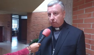 Monseñor Juan Vicente Córdoba, Presidente Departamento de Vida de la Conferencia Episcopal de Colombia.