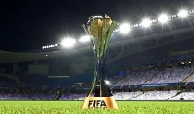 Trofeo del mundial de clubes. 